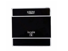 Cantar electronic iScale S cu afisaj digital realizat din sticla si plastic